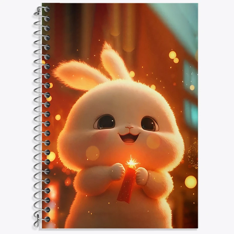 دفتر لغت 50 برگ خندالو طرح خرگوش بامزه کد F5744