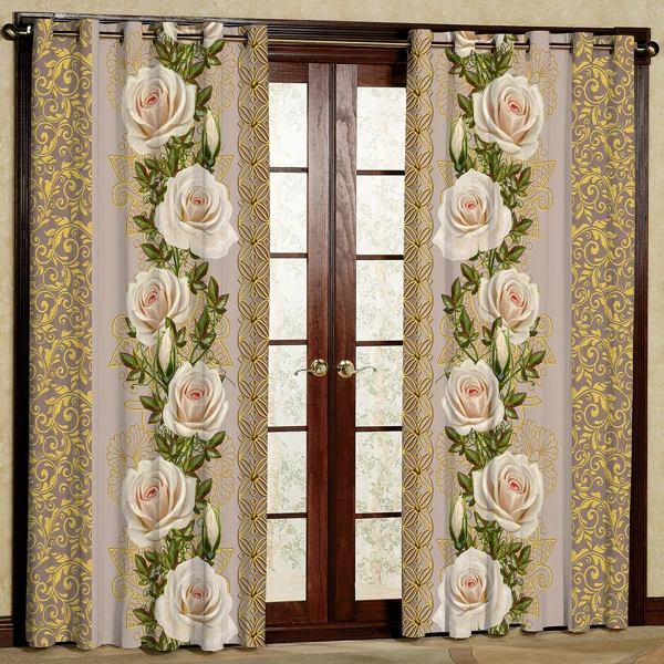 پرده مدل پانچی کد 5750 سایز 280x140 سانتی متر