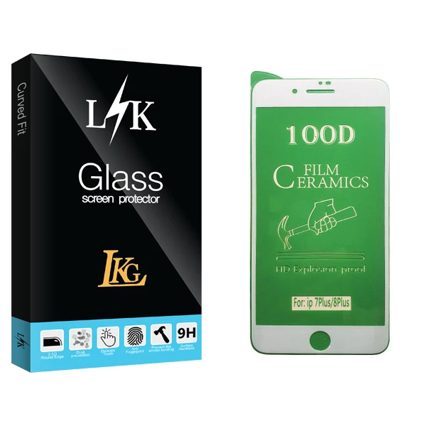 محافظ صفحه نمایش سرامیکی ال کا جی مدل LK Glass مناسب برای گوشی موبایل اپل iPhone 7 Plus