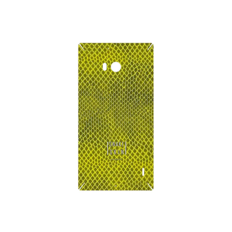 برچسب پوششی ماهوت مدل Yellow Snake Skin مناسب برای گوشی موبایل نوکیا Lumia 930