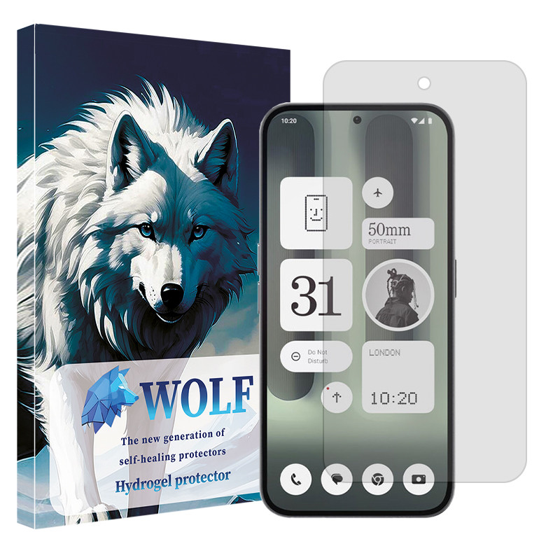 محافظ صفحه نمایش شفاف ولف مدل Tough مناسب برای گوشی موبایل ناتینگ Phone 2a Plus