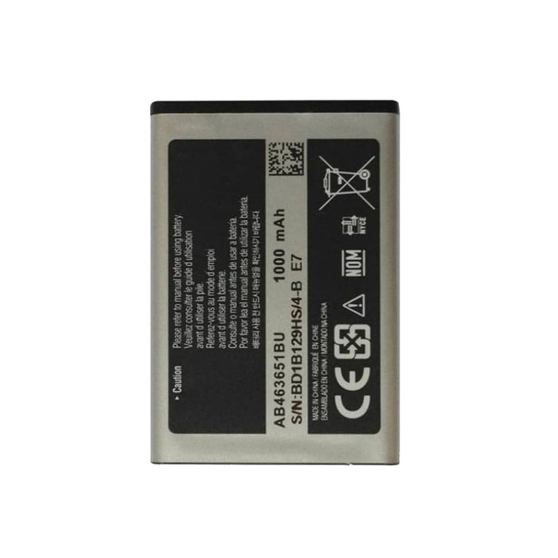 باتری موبایل مدل AB463651BU ظرفیت 1000 میلی آمپر ساعت مناسب برای گوشی موبایل سامسونگ Galaxy CorBy/S3650