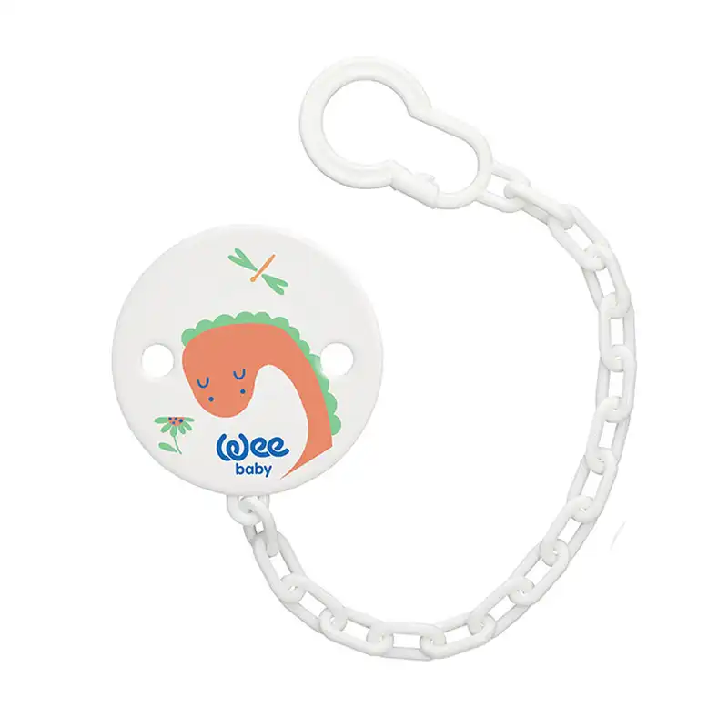 زنجیر پستانک وی طرح دایناسور و سنجاقک مدل W901.1