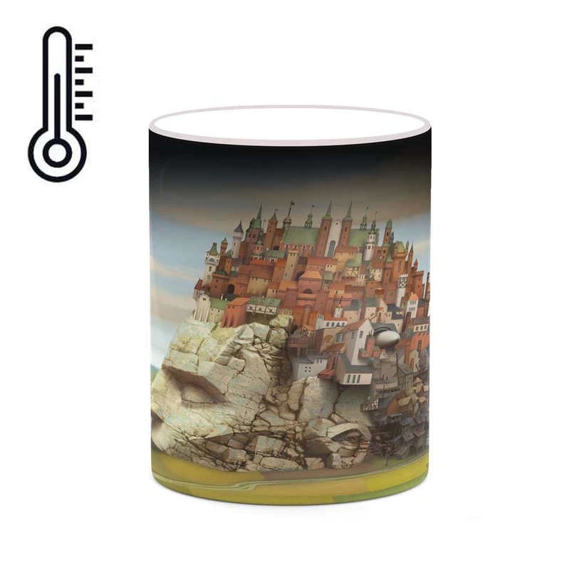 ماگ حرارتی کاکتی مدل نقاشی کارتونی کد mgh18760