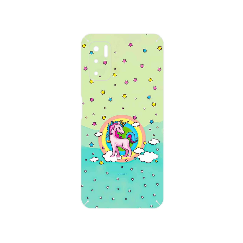 برچسب پوششی ماهوت مدل Rainbow unicorn adventure مناسب برای گوشی موبایل شیائومی Redmi Note 10 5G