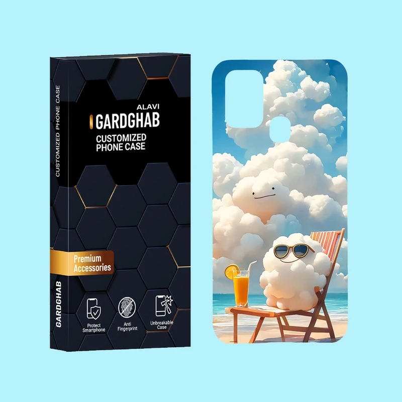 کاور گارد قاب علوی مدل هنری مناسب برای گوشی موبایل سامسونگ Galaxy M31