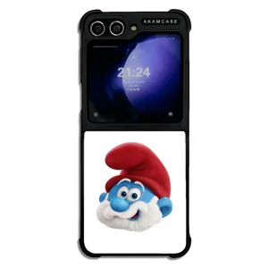 AKAM AMC-WSGZFLIP5-SMURFS-13 Cover For Samsung Galaxy Z Flip 5