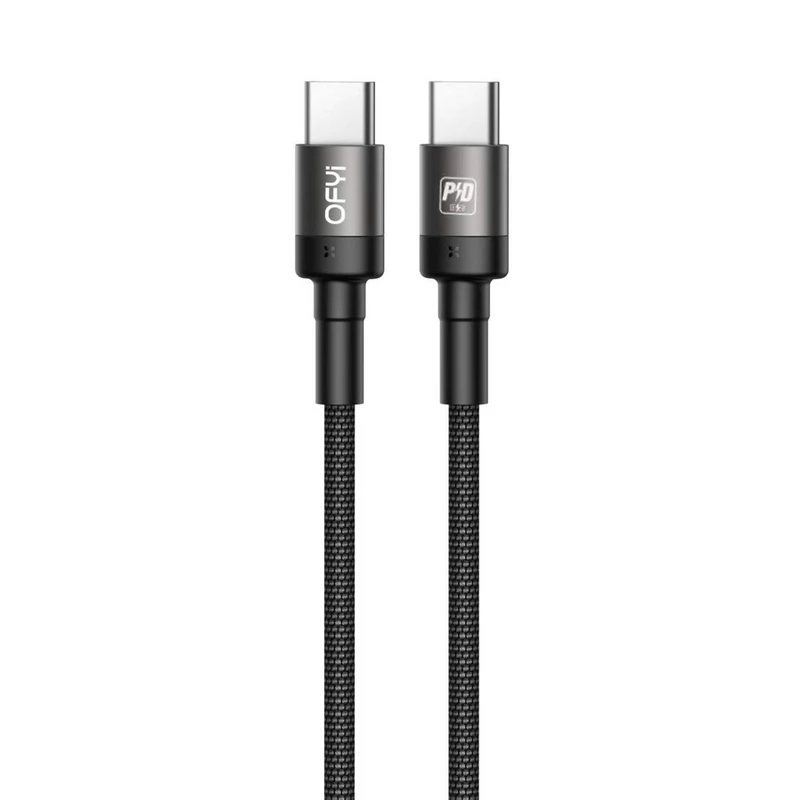 کابل تبدیل USB-C اوفی مدل CA-11CC 100W طول 1.2 متر