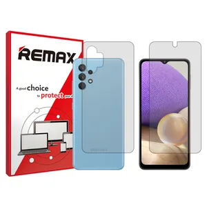 Remax HyGEL transparent display screen protector suitable for Samsung Galaxy A32 5G phones along with the back of the phone