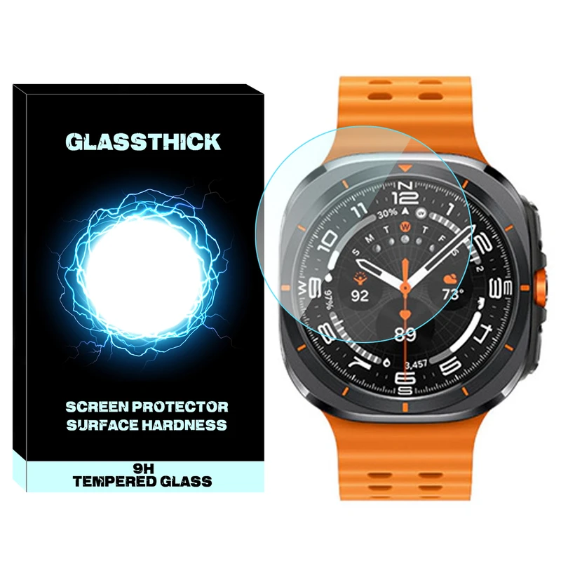 محافظ صفحه نمایش شیشه‌ای گلستیک مدل Glass-GL مناسب برای ساعت هوشمند سامسونگ Galaxy Watch 7 Ultra 47mm