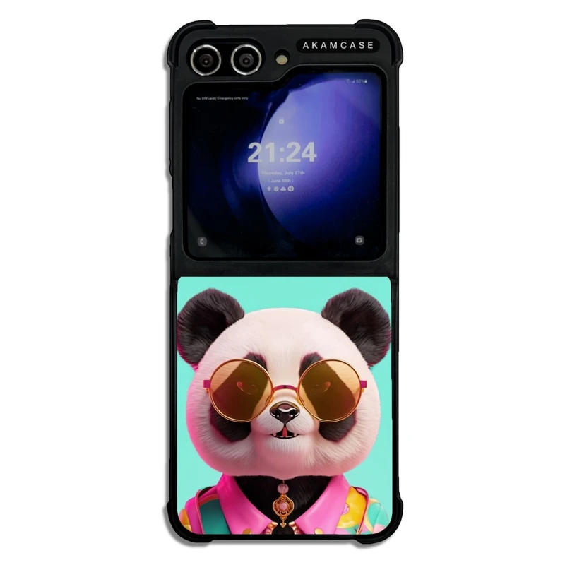 کاور آکام مدل AMC-WSGZFLIP5-ANIMALS3 مناسب برای گوشی موبایل سامسونگ Galaxy Z Flip 5