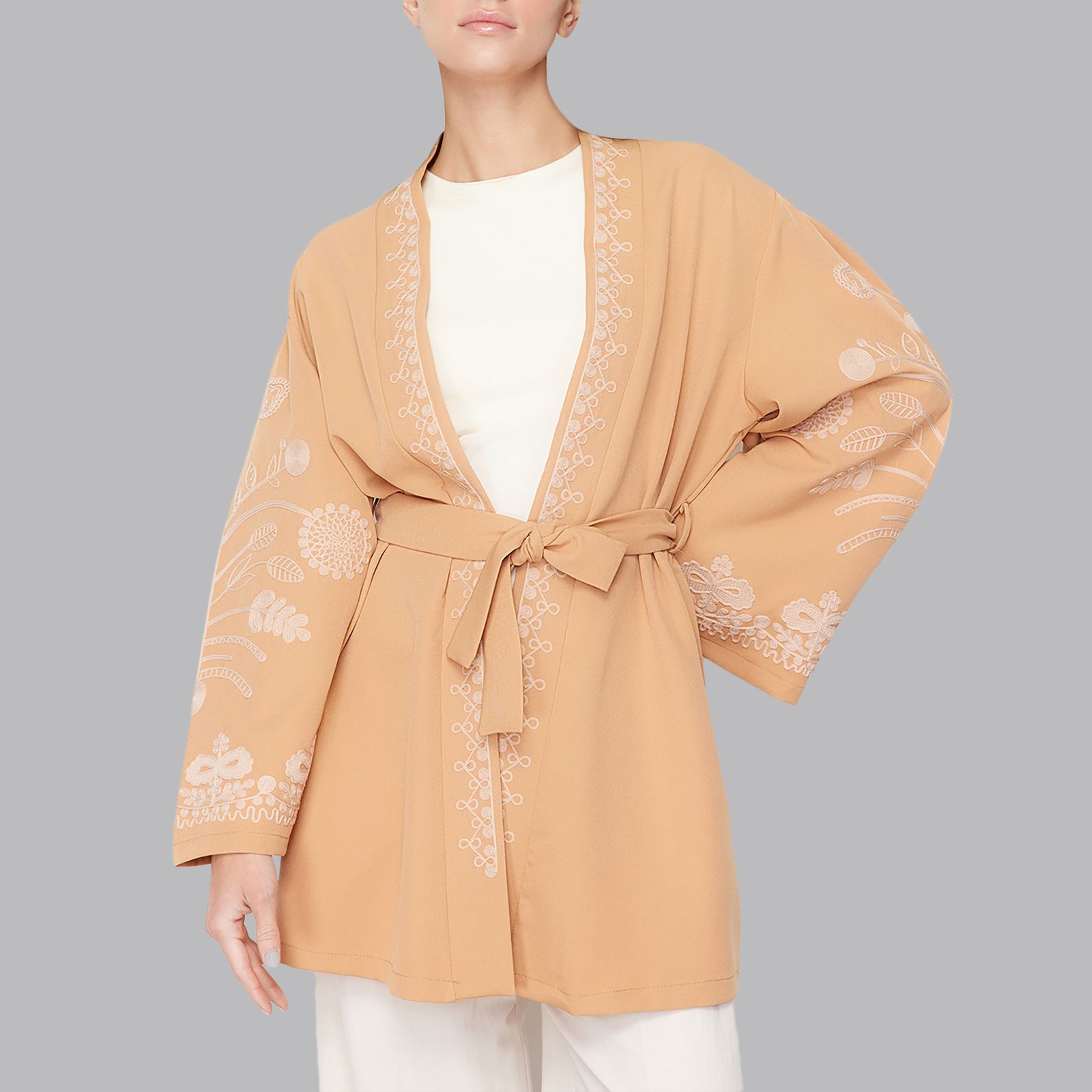 مانتو زنانه مدل 823652622 طرح ترندیول -  - 1