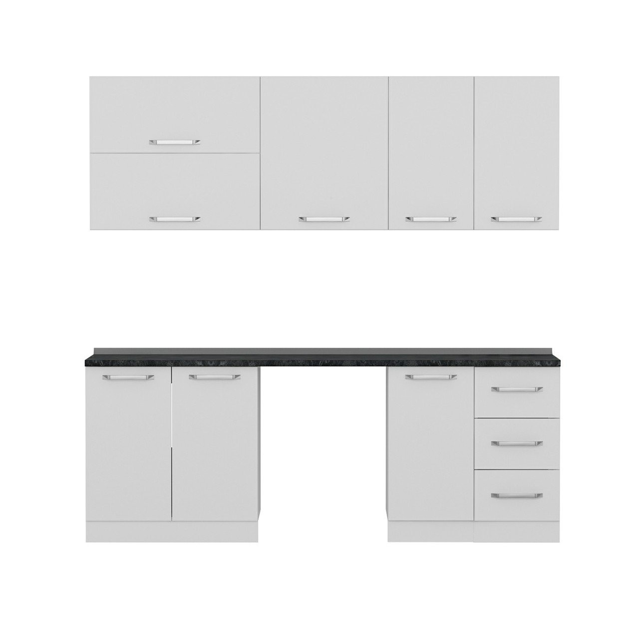 کابینت آشپزخانه مدل B-1 Minar 220 cm مجموعه دو عددی