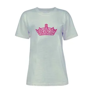 تی شرت آستین کوتاه زنانه مدل QUEEN کد کد K54 T 