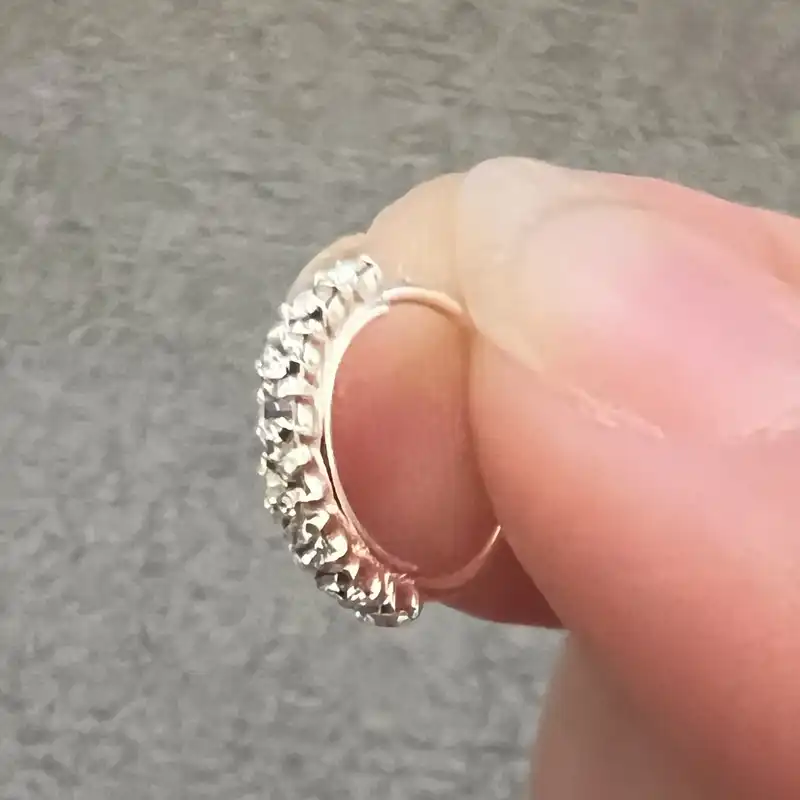 پیرسینگ نقره زنانه گیرا مدل G1183