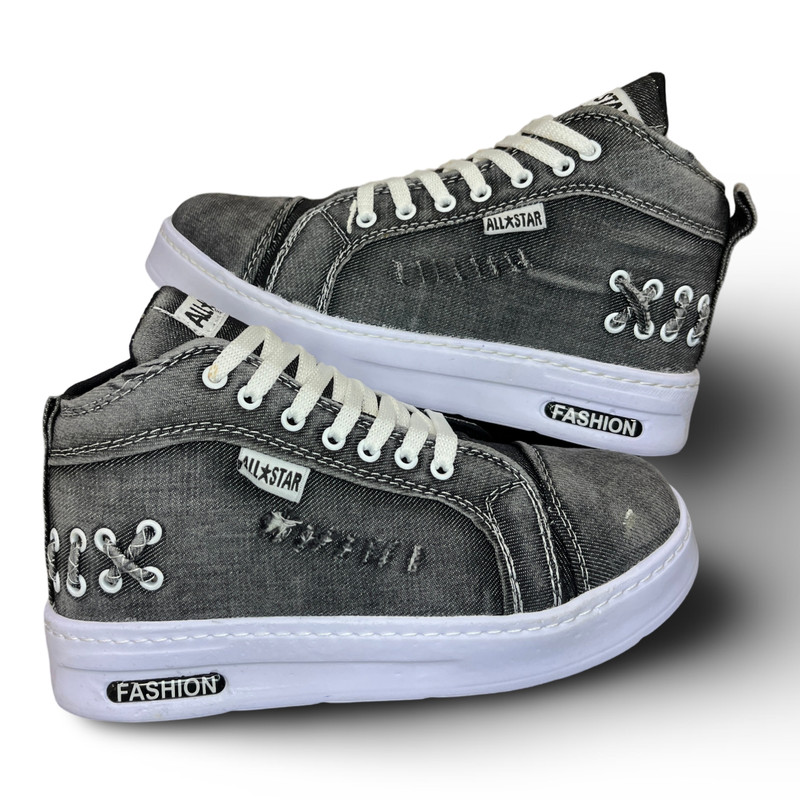 کفش پیاده روی زنانه مدل ساقدار جین