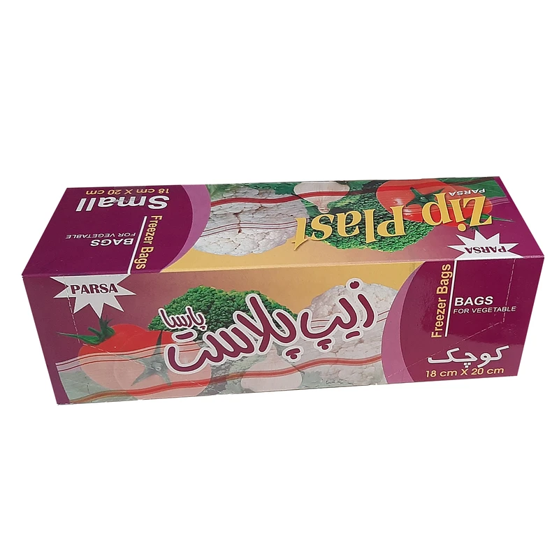 کیسه زیپ دار پارسا کد 2018 بسته 30 عددی