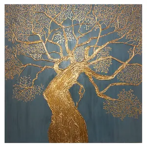 تابلو نقاشی برجسته طرح درخت کد 0026