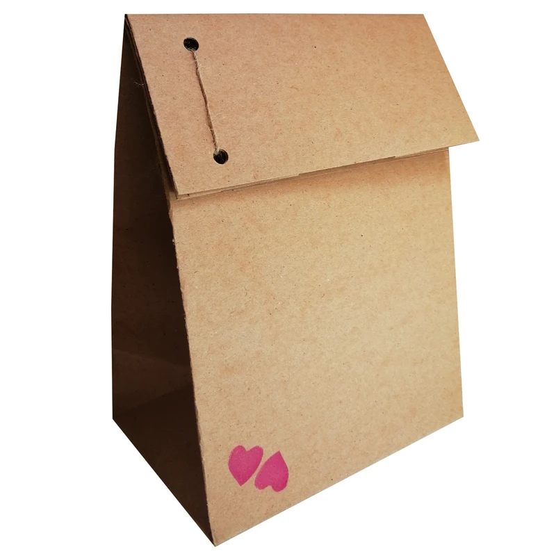 پاکت هدیه مدل تاشو حجیم c8 بسته 50 عددی