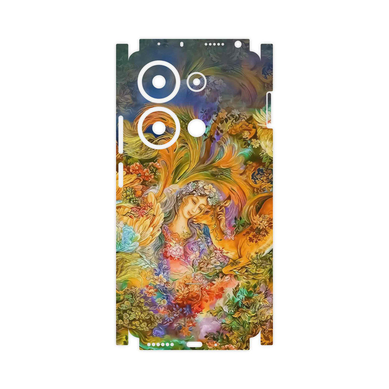 برچسب پوششی ماهوت مدل Persian miniature 3-FullSkin مناسب برای گوشی موبایل شیائومی Redmi Note 13 Pro 4G