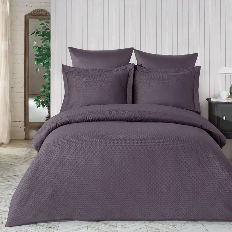 سرویس ملحفه 2 نفر 6 تکه شاهسِر مدل دیاموند کویین