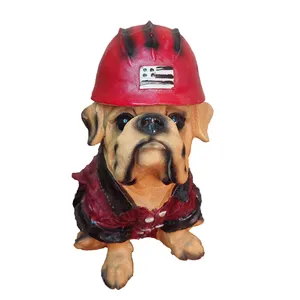 مجسمه مدل سگ بولداگ آرشیتکت