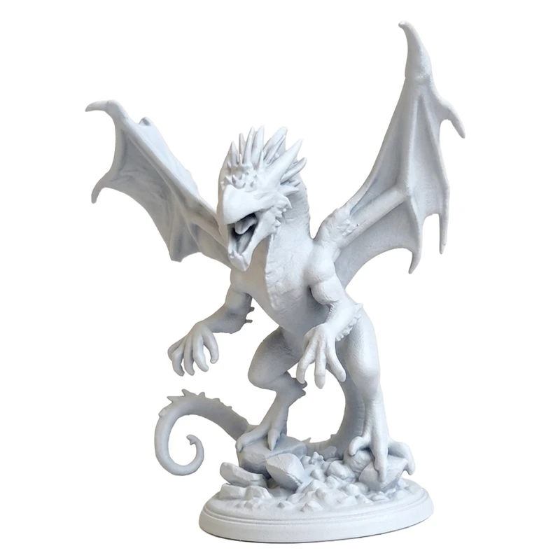 فیگور طرح اژدهای بالدار مدل Shadow Dragon کد 002 ارتفاع 22 سانتی‌متر