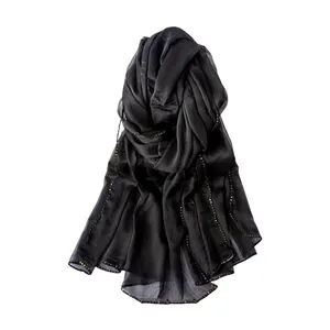 شال زنانه مدل حریر شیفون پولکی