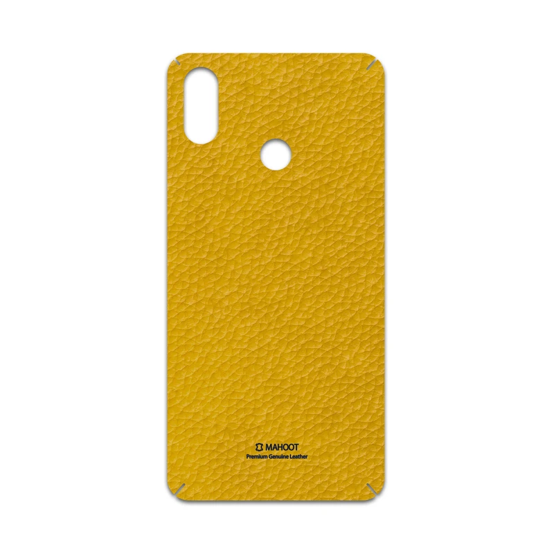 برچسب پوششی ماهوت مدل Mustard-Leather مناسب برای گوشی موبایل شیائومی Mi Max 3