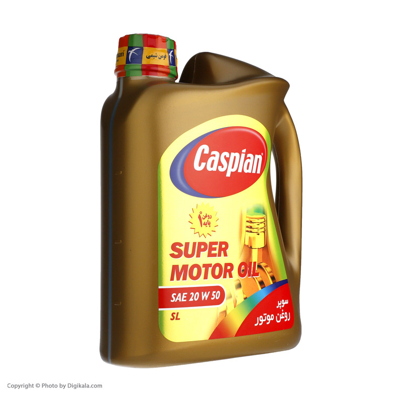 روغن موتور خودرو کاسپین مدل 20W-50 SL حجم 4 لیتر