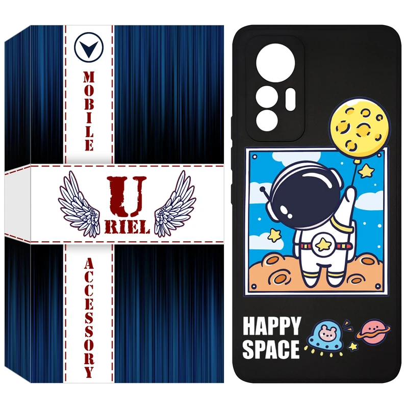 کاور یوریل مدل KSH کد 7 طرح فضانورد مناسب برای گوشی موبایل شیائومی 12 Lite