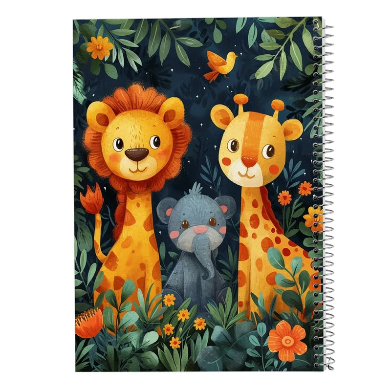 دفتر نقاشی 50 برگ مدوپد مدل موجودات فانتزی کد DF16995