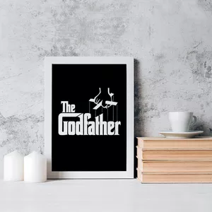 تابلو یاسین دکوراتیو مدل پدرخوانده The Godfather کد D221