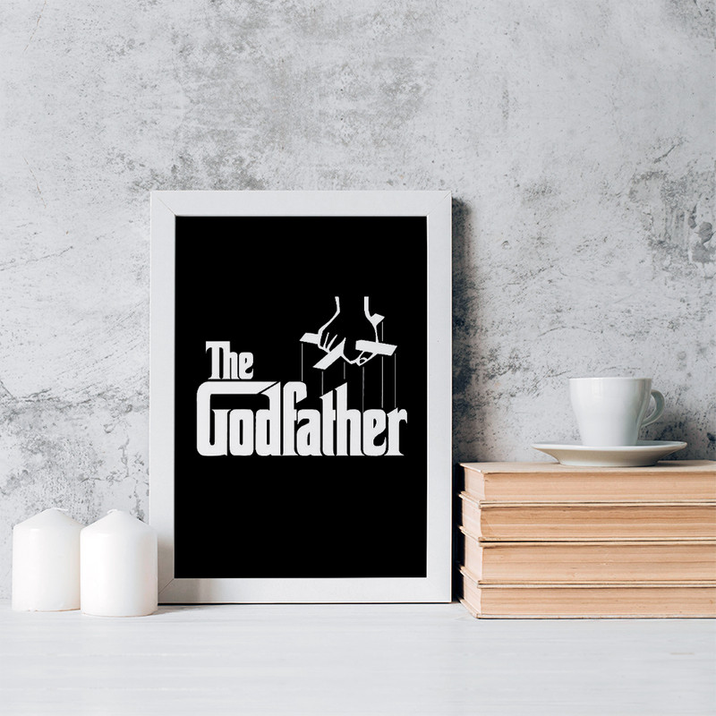 تابلو یاسین دکوراتیو مدل پدرخوانده The Godfather کد D221