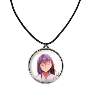گردنبند خندالو مدل ساکورا و شیرو انیمه فیت استی نایت Fate Stay Night کد 2280822807