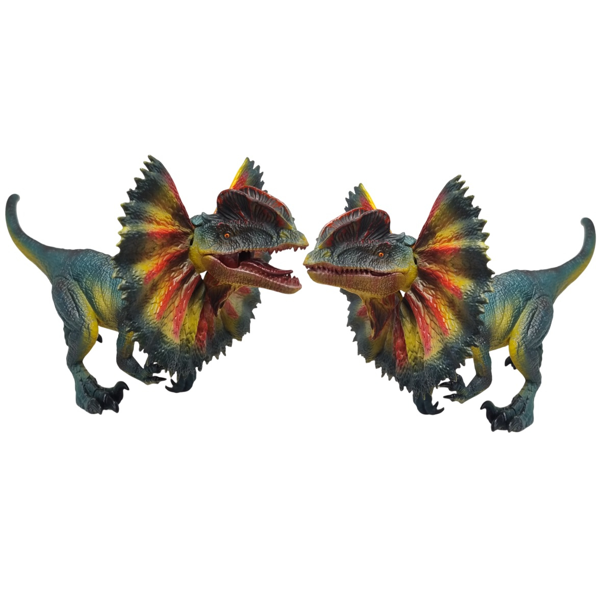 اکشن فیگور مدل دایناسور فک متحرک طرح Dilophosaurus