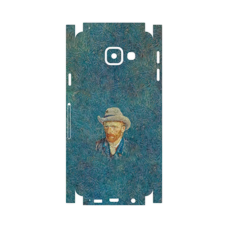 برچسب پوششی ماهوت مدل Self portrait with a gray felt hat-FullSkin مناسب برای گوشی موبایل سامسونگ Galaxy A3 2016