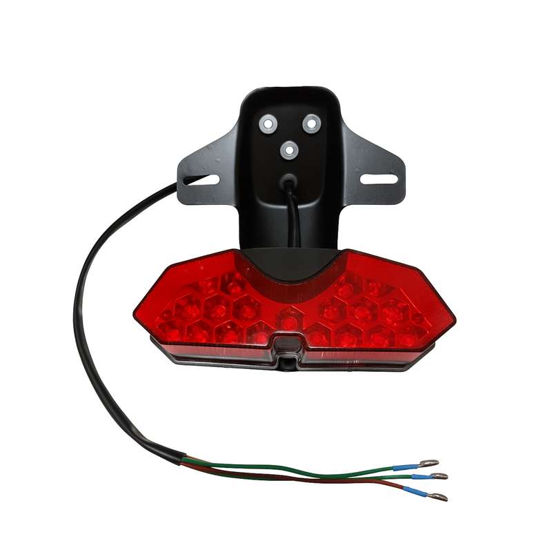 چراغ خطر عقب موتورسیکلت زیزو مدل LED مناسب برای باکسر و طرح باکسر