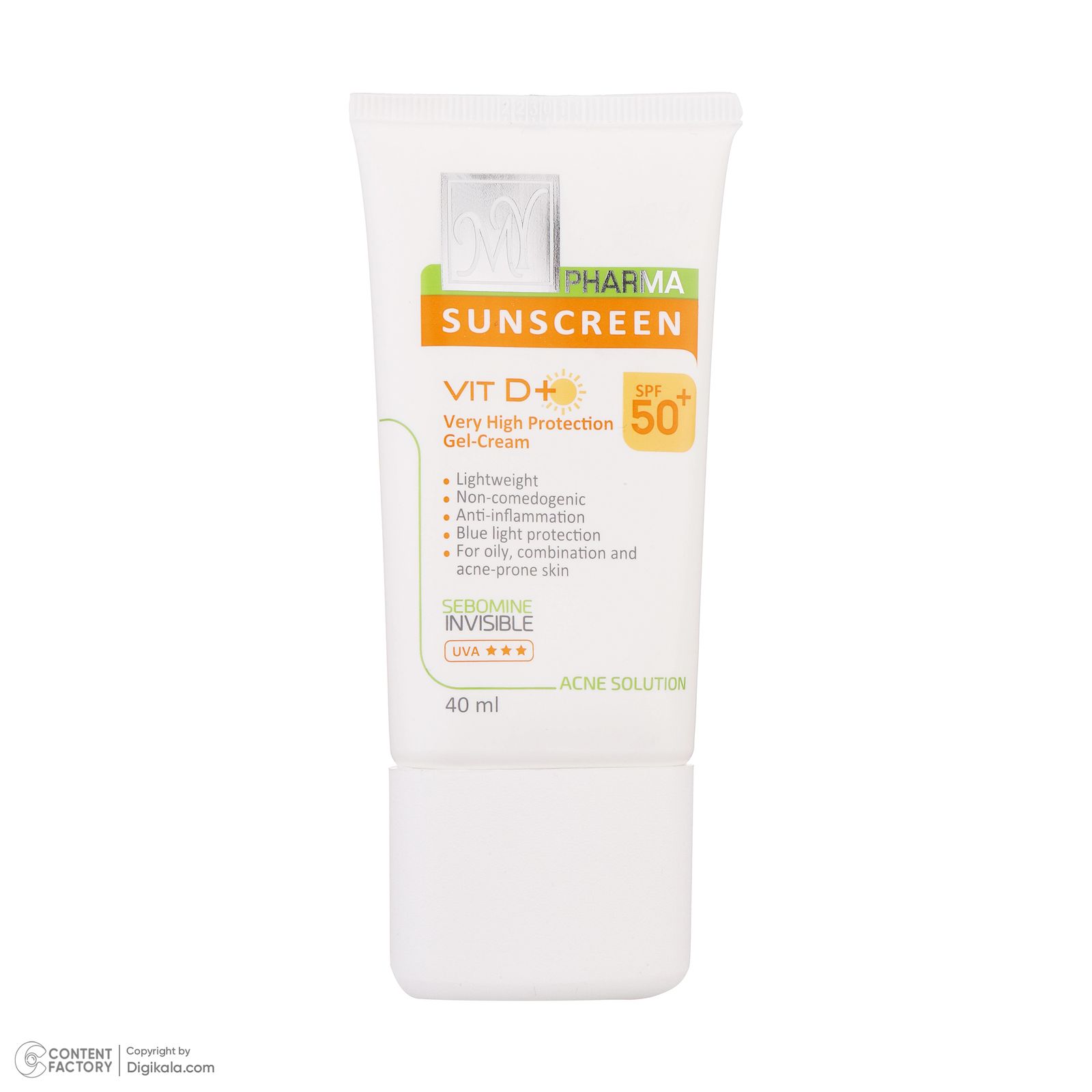 کرم ضدآفتاب بی‌رنگ مای سری فارما مدل SPF50، مناسب پوست‌های چرب و مختلط، حجم 40 میلی‌لیتر -  - 14