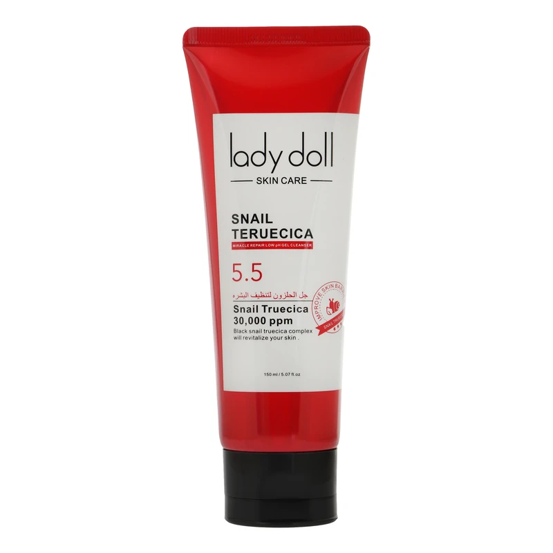ژل شست‌وشوی صورت لیدی دال مدل SNAIL TERUECICA مناسب برای پوست خشک و حساس حجم 150 میلی‌لیتر