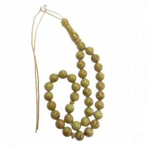 تسبیح مدل کهربا پرچمی