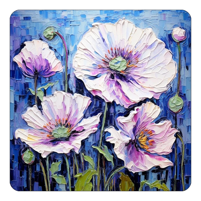 مگنت کاکتی طرح نقاشی رنگ روغن مدل mp72503