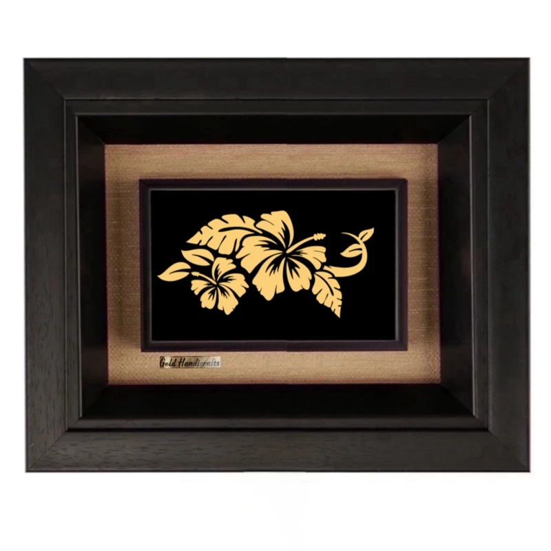 تابلو طلاکوب زرکات طرح گل تاینی 10 مدل F252