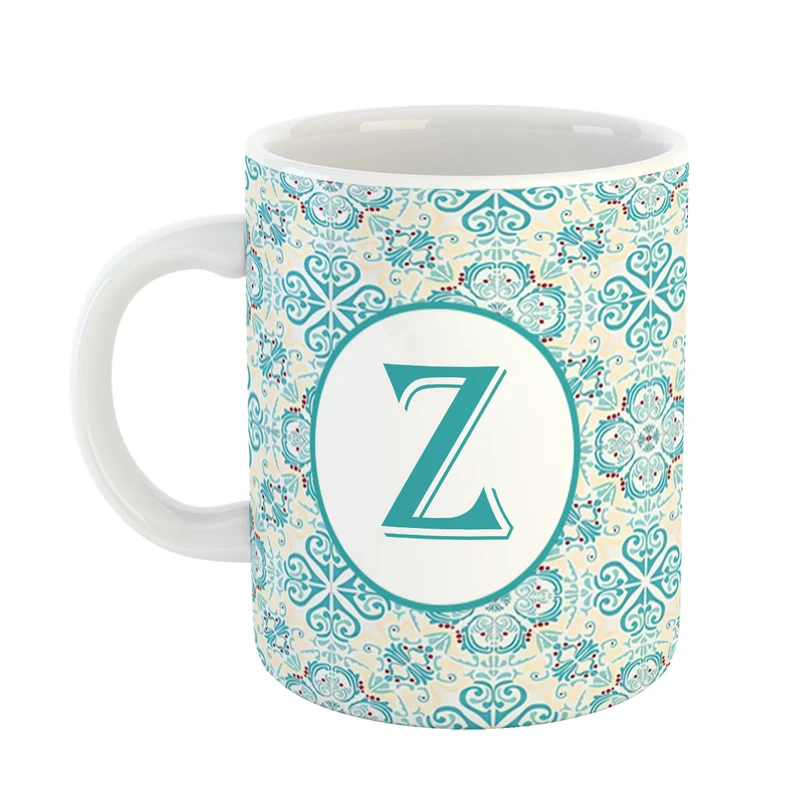 ماگ پادآفرین مدل فانتزی طرح حرف Z کد 30