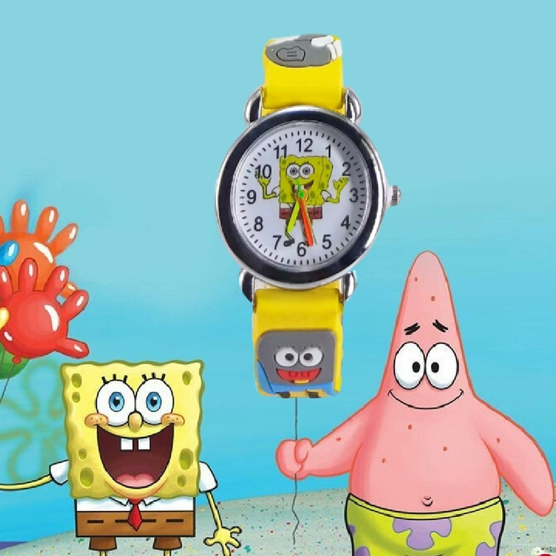 ساعت مچی عقربه ای بچگانه مدل SPONGE BOB X ساعت مچی عقربه ای بچگانه مدل SPONGE BOB X