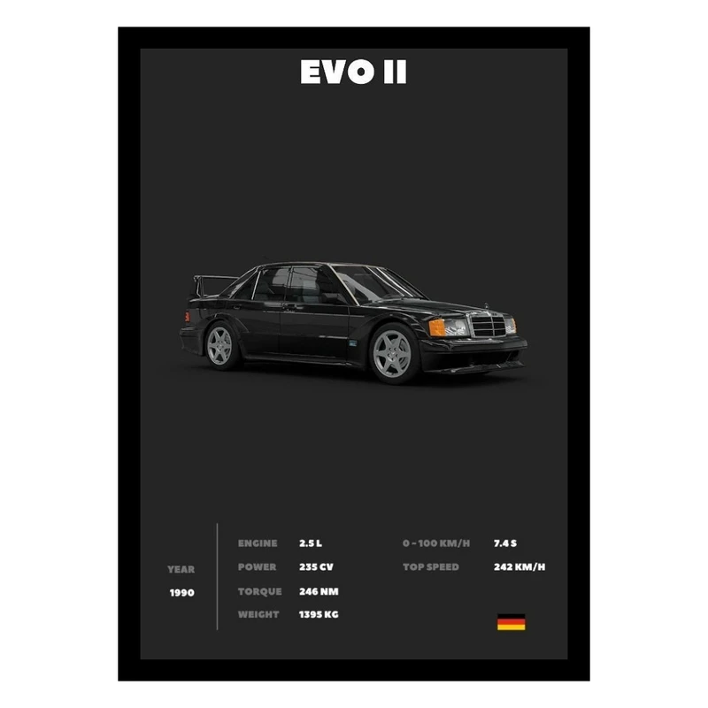 تابلو مدل ماشین EVO II