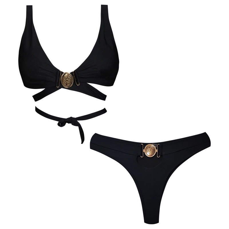 مایو زنانه مدل سگک دار کد 4996