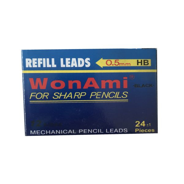 نوک مدادنوکی 0.5 میلی متری کد 02 بسته 12 عددی