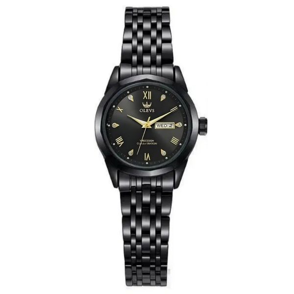 ساعت مچی عقربهای کوارتز زنانه اُ لِوز مدل نگینی کد 006