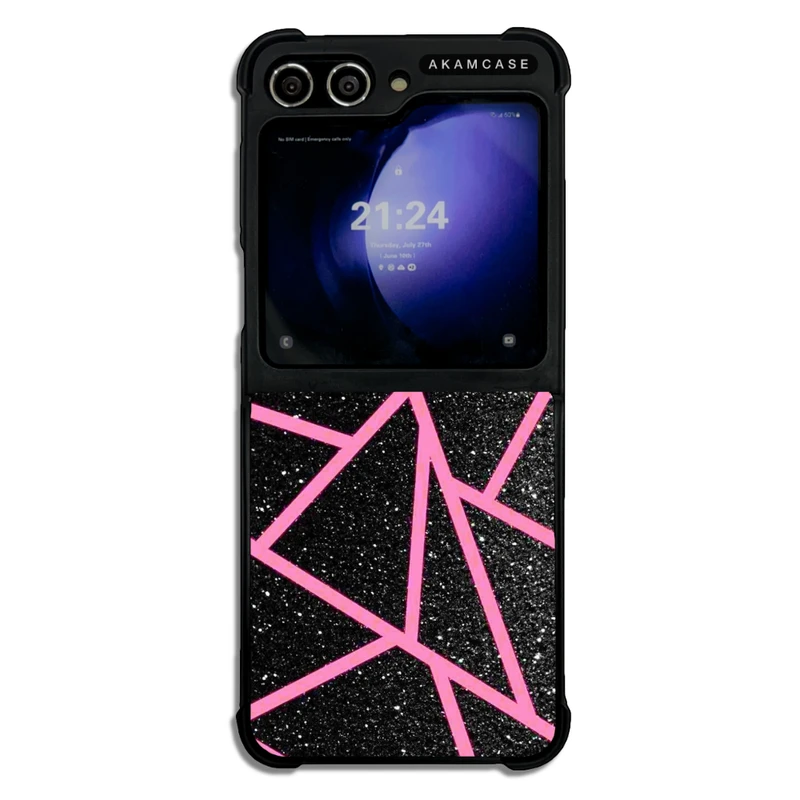 کاور آکام مدل AMC-WSGZFLIP5-SPARKLY-10 مناسب برای گوشی موبایل سامسونگ Galaxy Z Flip 5